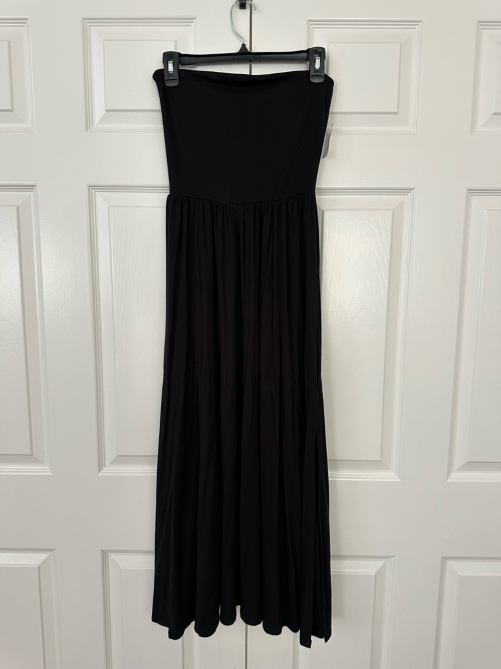 GAP Black Strapless Maxi Dress